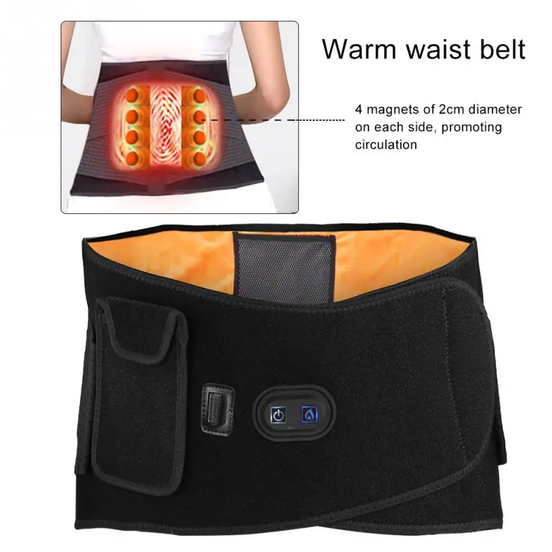 Magnet Far Infrared Massage Wormwood Hot Compress Waist Back Pain ...