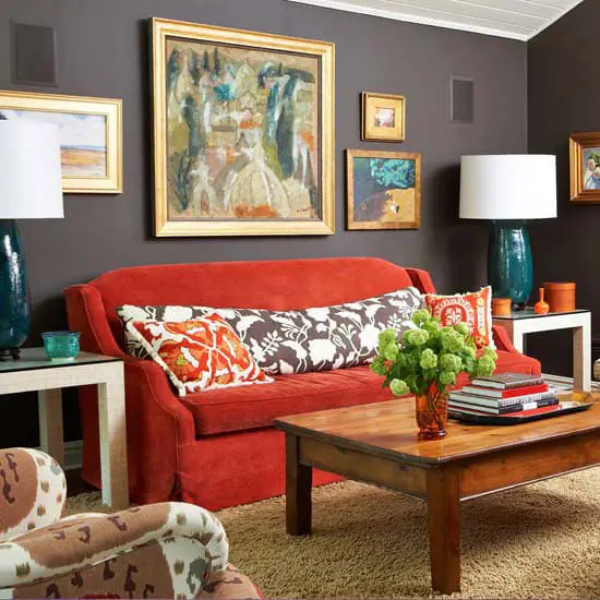 New Home Interior Design: Warm Color Schemes