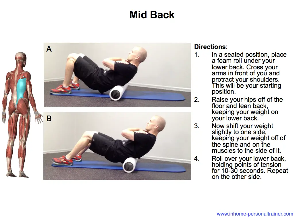 Pin on Mid Back Pain Exercises