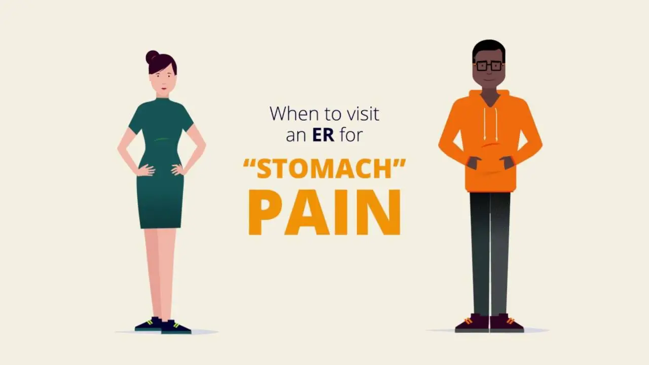 Should you go to an ER for stomach pain?