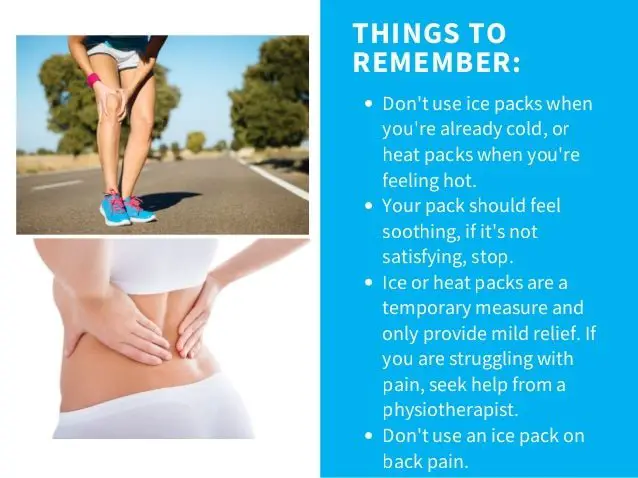 Should you use an ice pack or a heat pack?