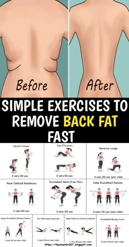 Simple exercise to remove Back fat Fast