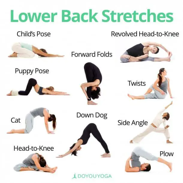 Stretch your lower back...it