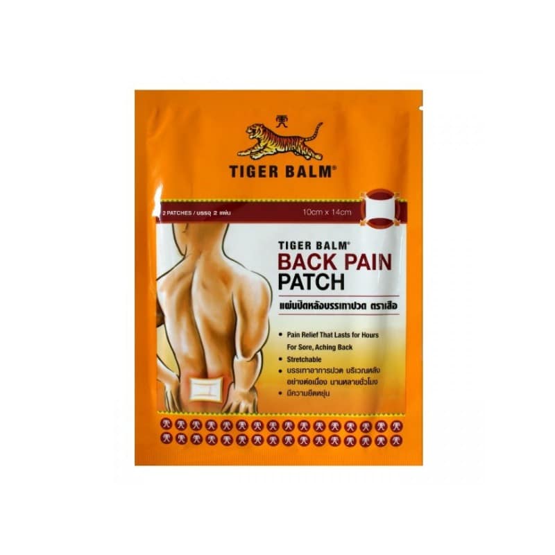 Tiger balm patch for back pain, recommendations