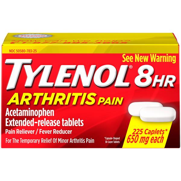 Tylenol 8 HR Arthritis Pain Reliever/Fever Reducer ...