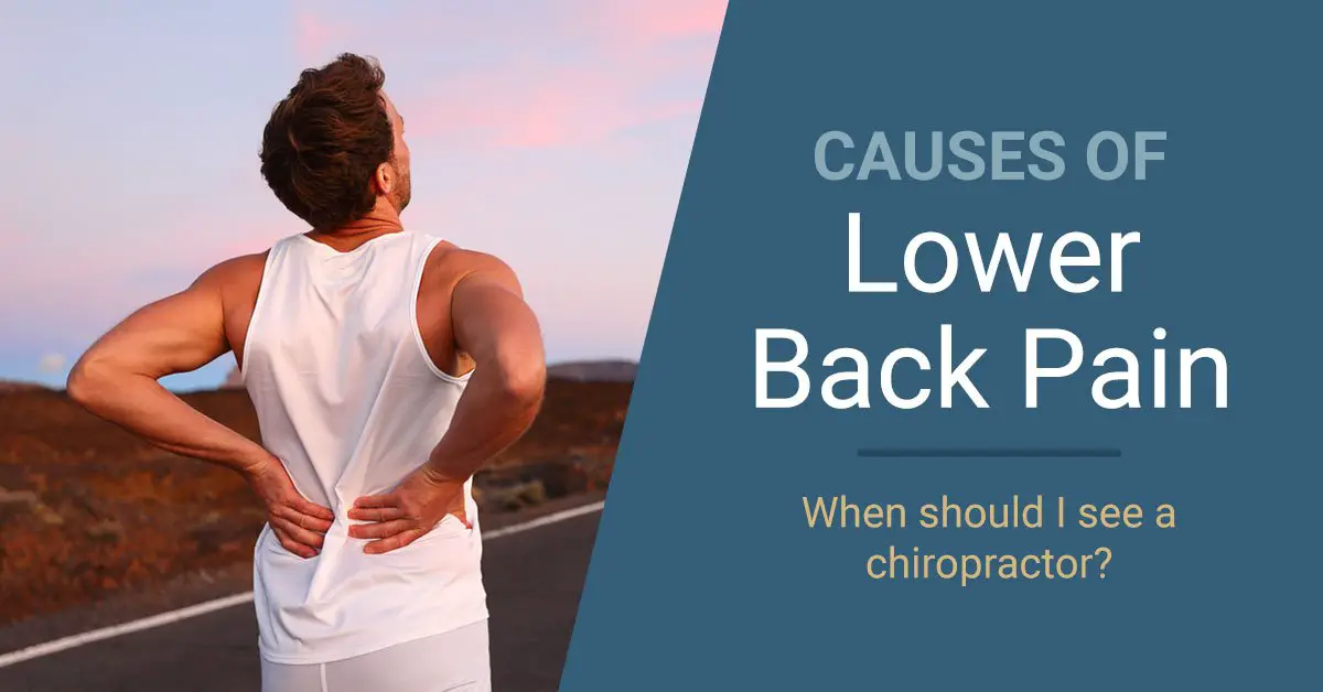 When Should I See a Chiropractor for Lower Back Pain ...