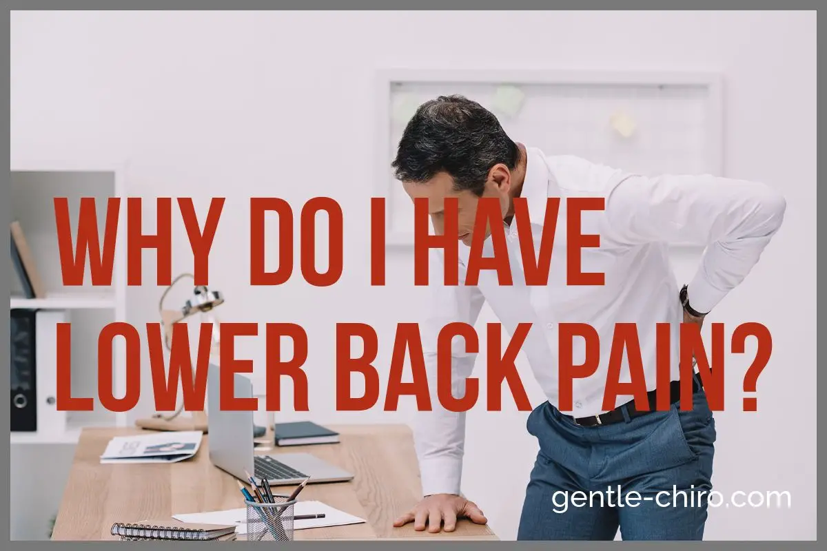Why do I have lower back pain?