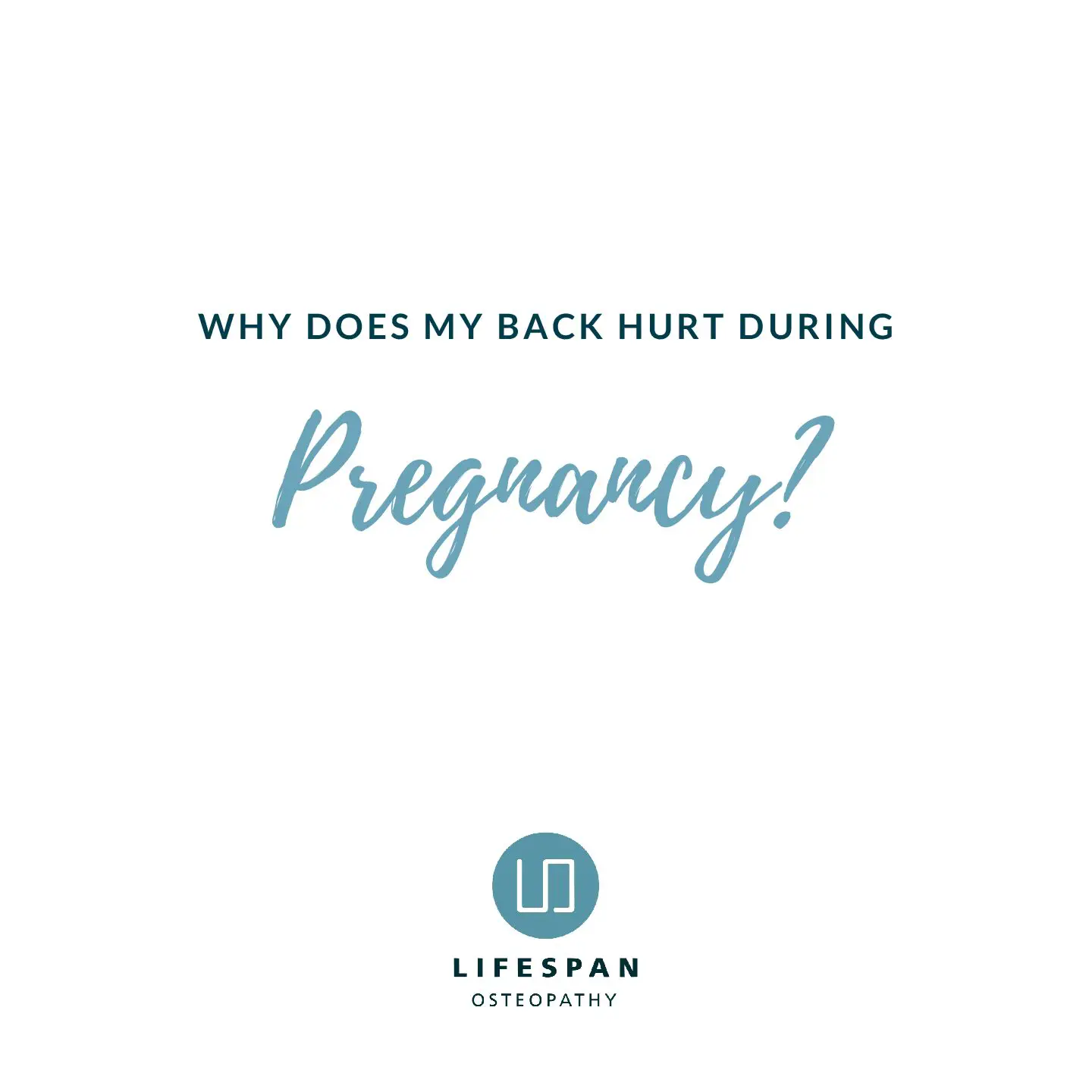 Why Does My Back Hurt During Pregnancy?